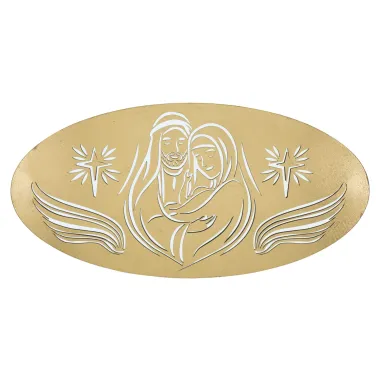 PANEL NATIVITY GOLD -B- 120X2X60 cm